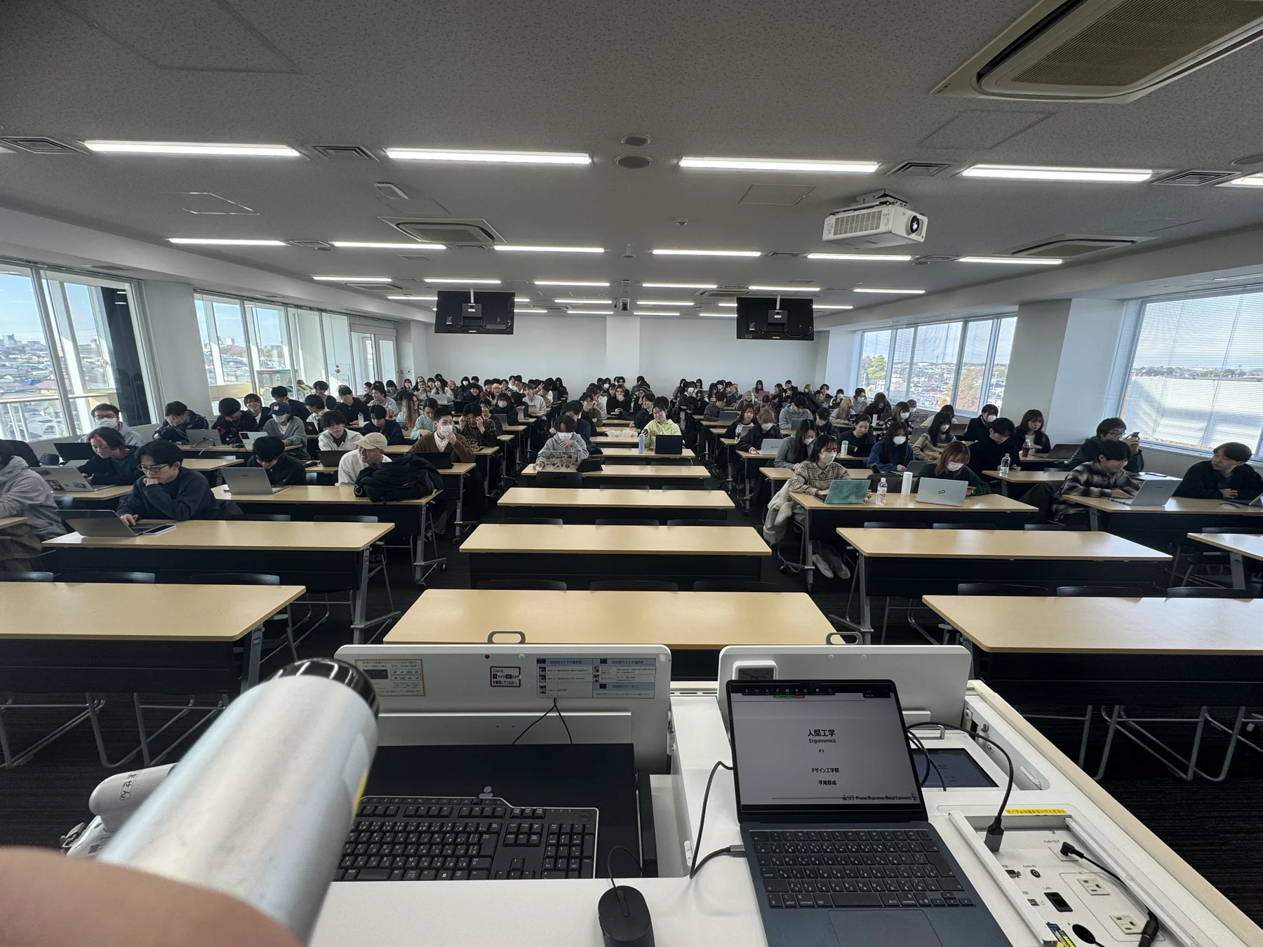 デザイン人間工学の授業風景
