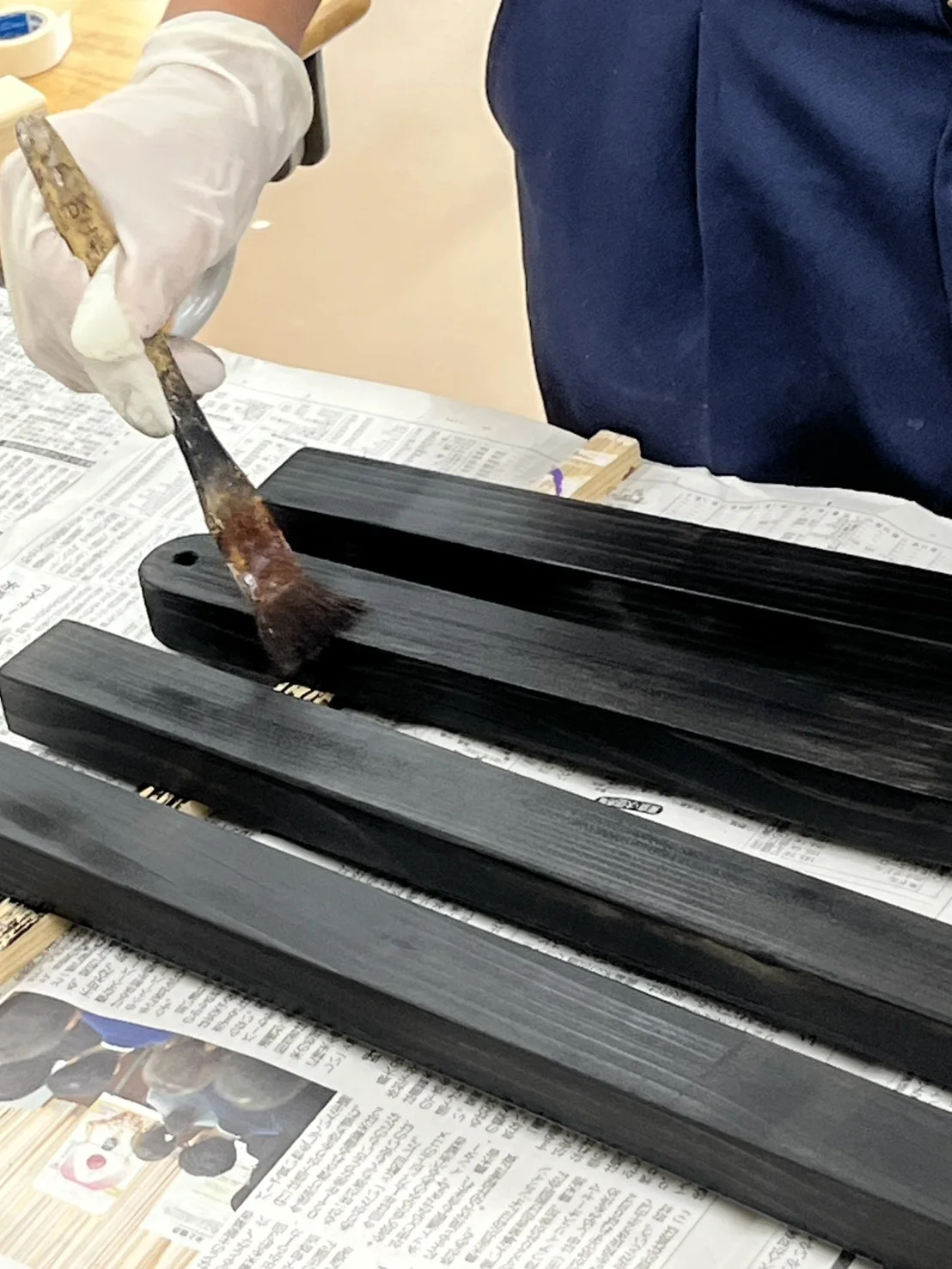 木工作品をとおした知的障がいのある作り手と地域のつながりを考えるプロジェクトの活動風景2